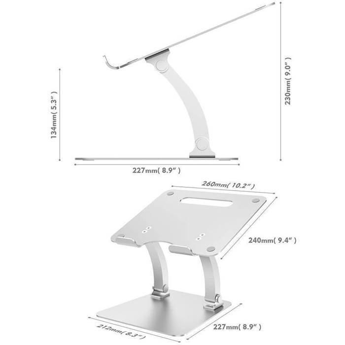 Laptopställ DESIRE2 Riser - 4