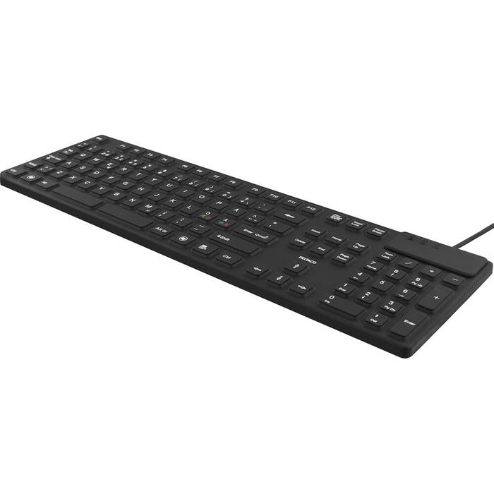 Tangentbord IP68 silikon svart