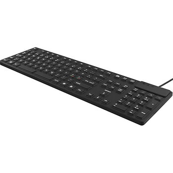 Tangentbord IP68 silikon svart
