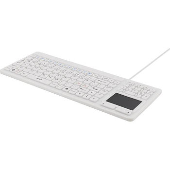 Tangentbord IP68 touchpad vit