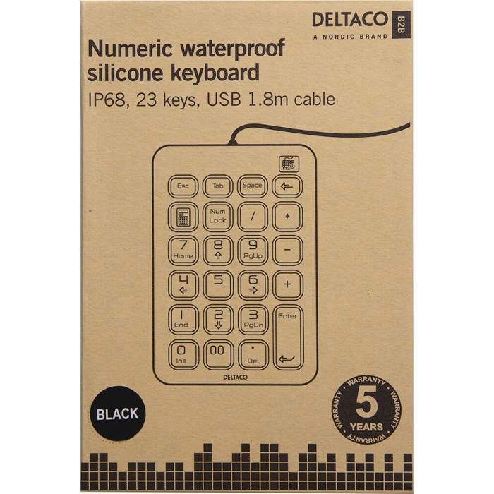 Tangentbord Numeriskt IP68 sv. - 4