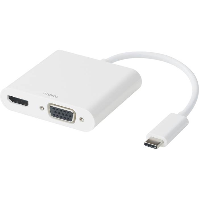 USB-C-HDMI/VGA/Ljud/USB-C 100W