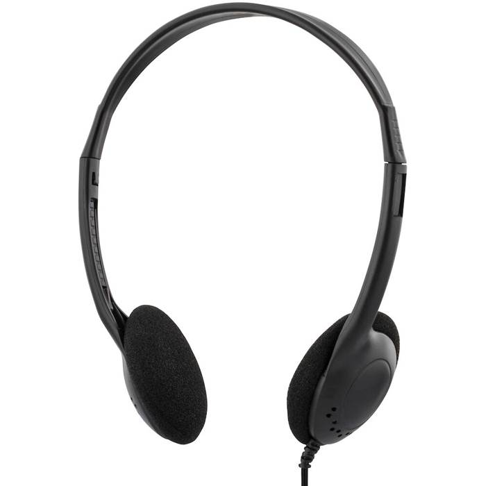 Hörlur HL-27 3,5mm svart 2m