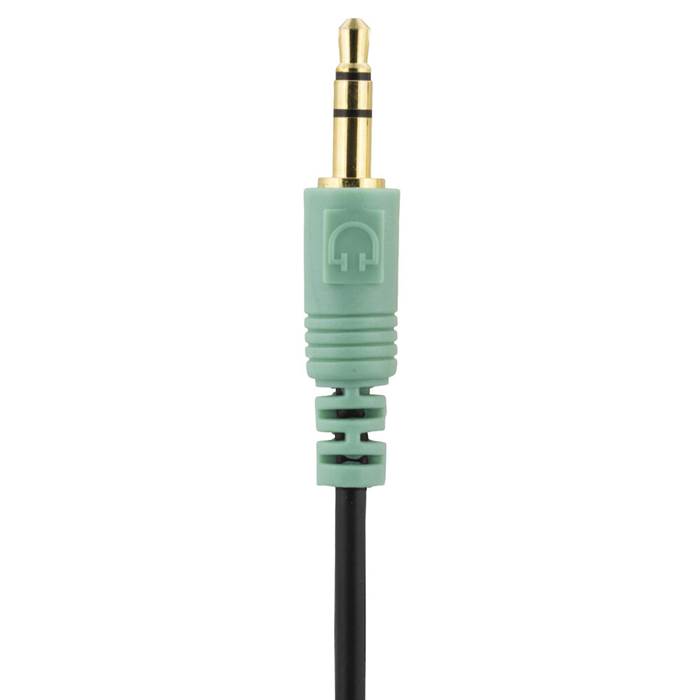 Hörlur HL-51 3,5mm svart 2,5m - 3
