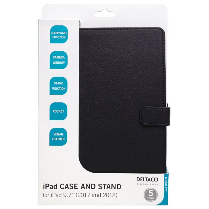Fodral Deltaco iPad New 9,7" - 5
