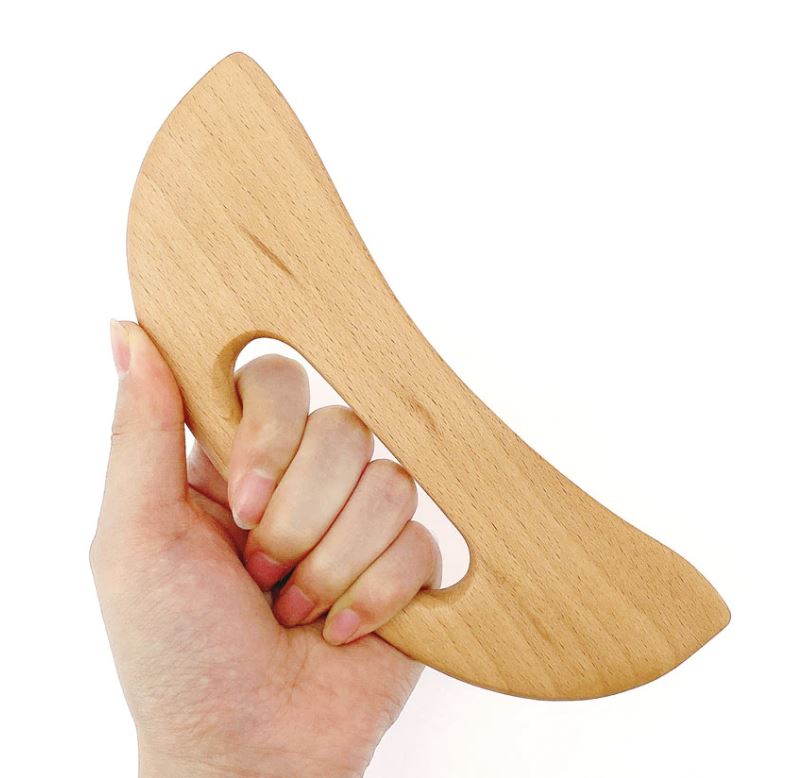 Guasha Massage Verktyg  - Träskrapa/Roller - 2