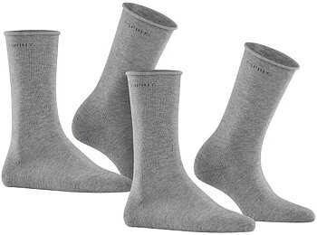  2-pakkaus Esprit Pure Grey, naiset