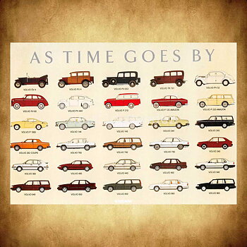 Volvo - AS TIME GOES BY Volvo - Vykort A5