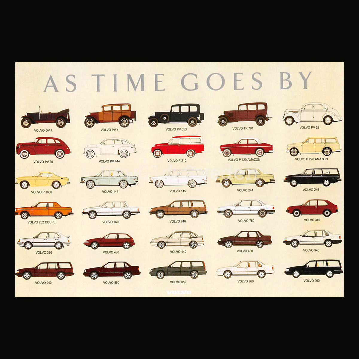 Volvo - AS TIME GOES BY Volvo - Vykort A5