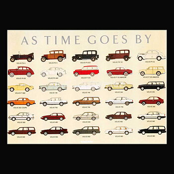 Volvo - AS TIME GOES BY Volvo - Vykort A5