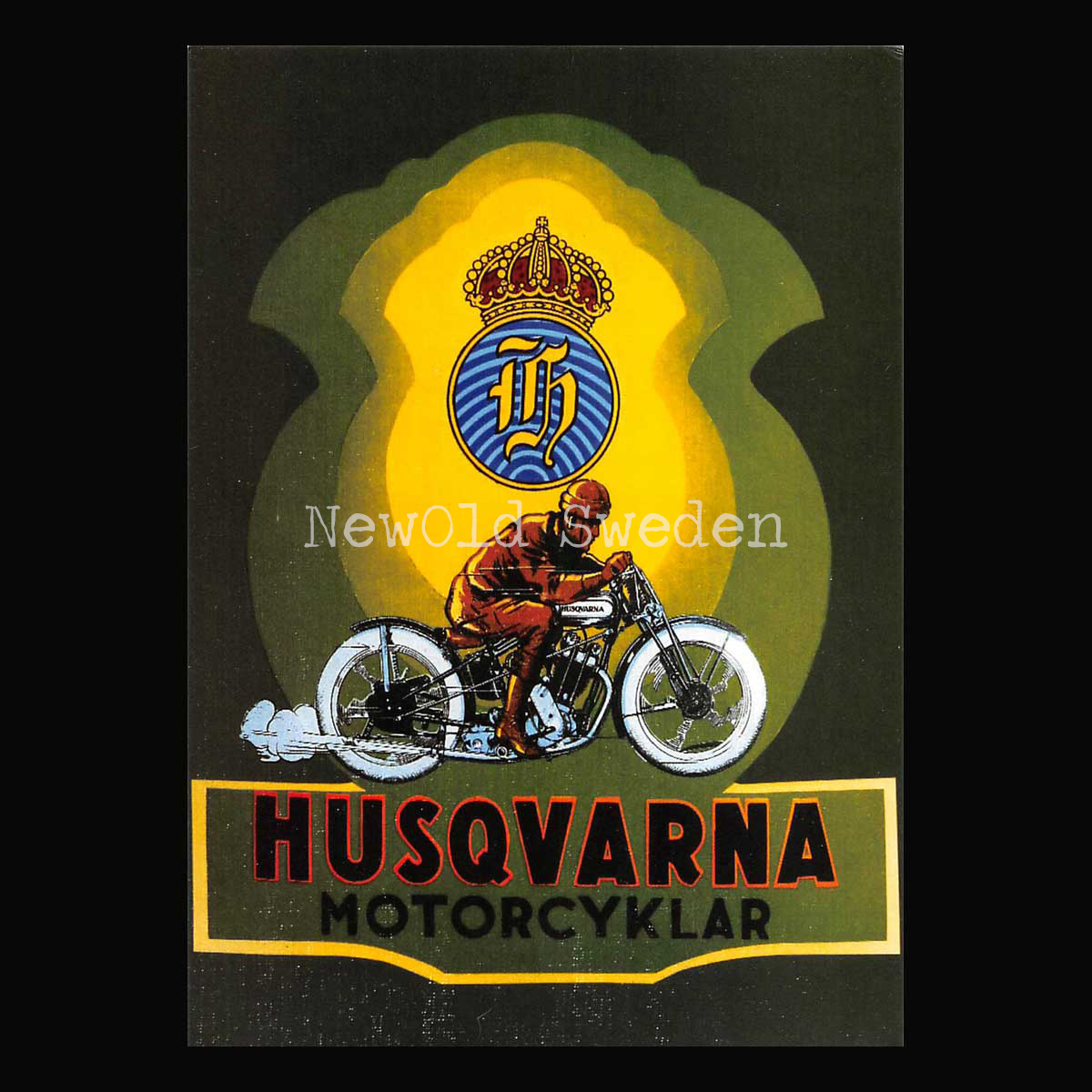 HUSQVARNA MOTORCYKLAR - Vykort A5