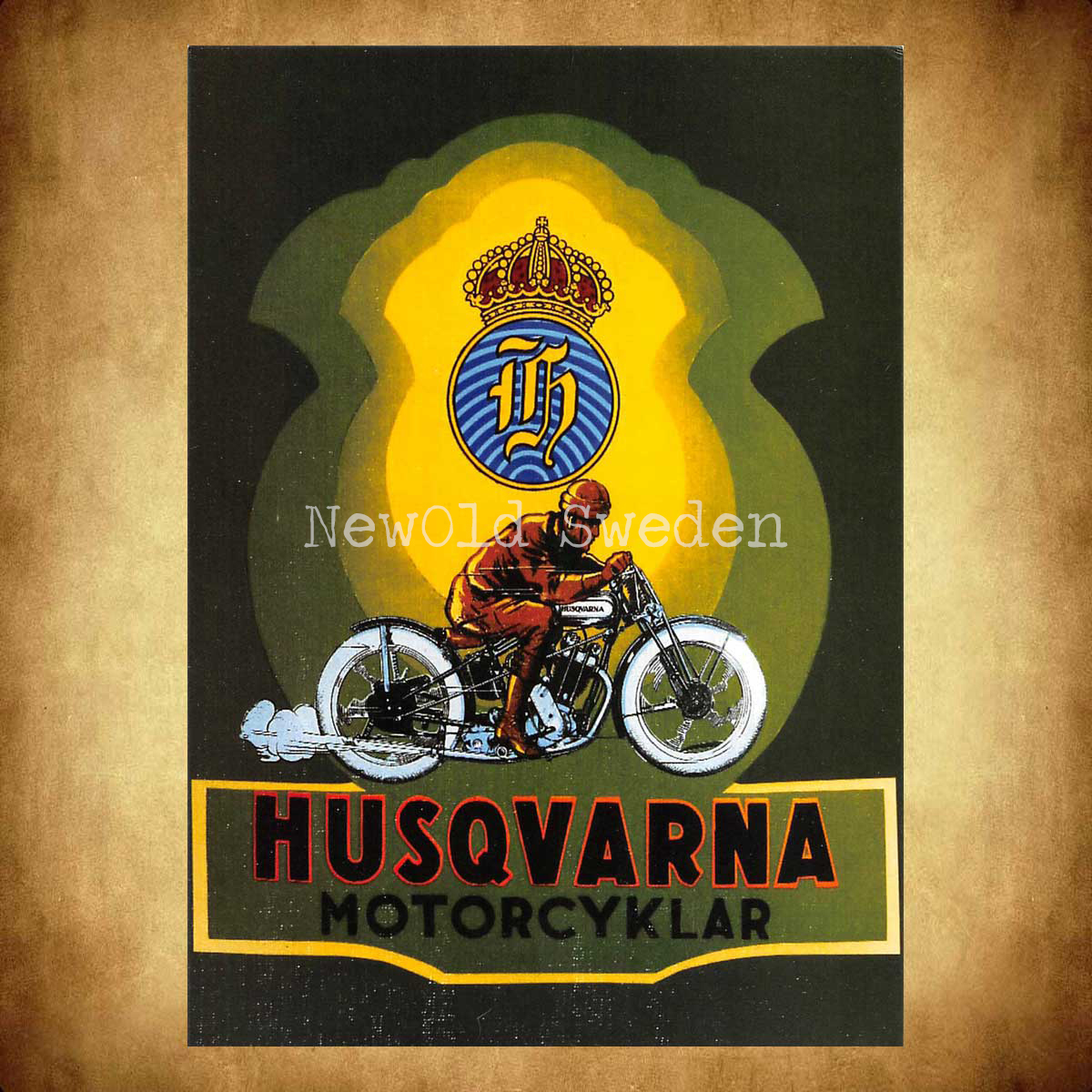 HUSQVARNA MOTORCYKLAR - Vykort A5 - 2