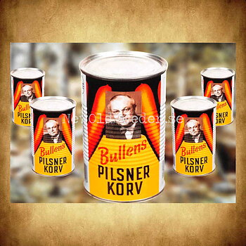Bullens PILSNER KORV - Vykort A5