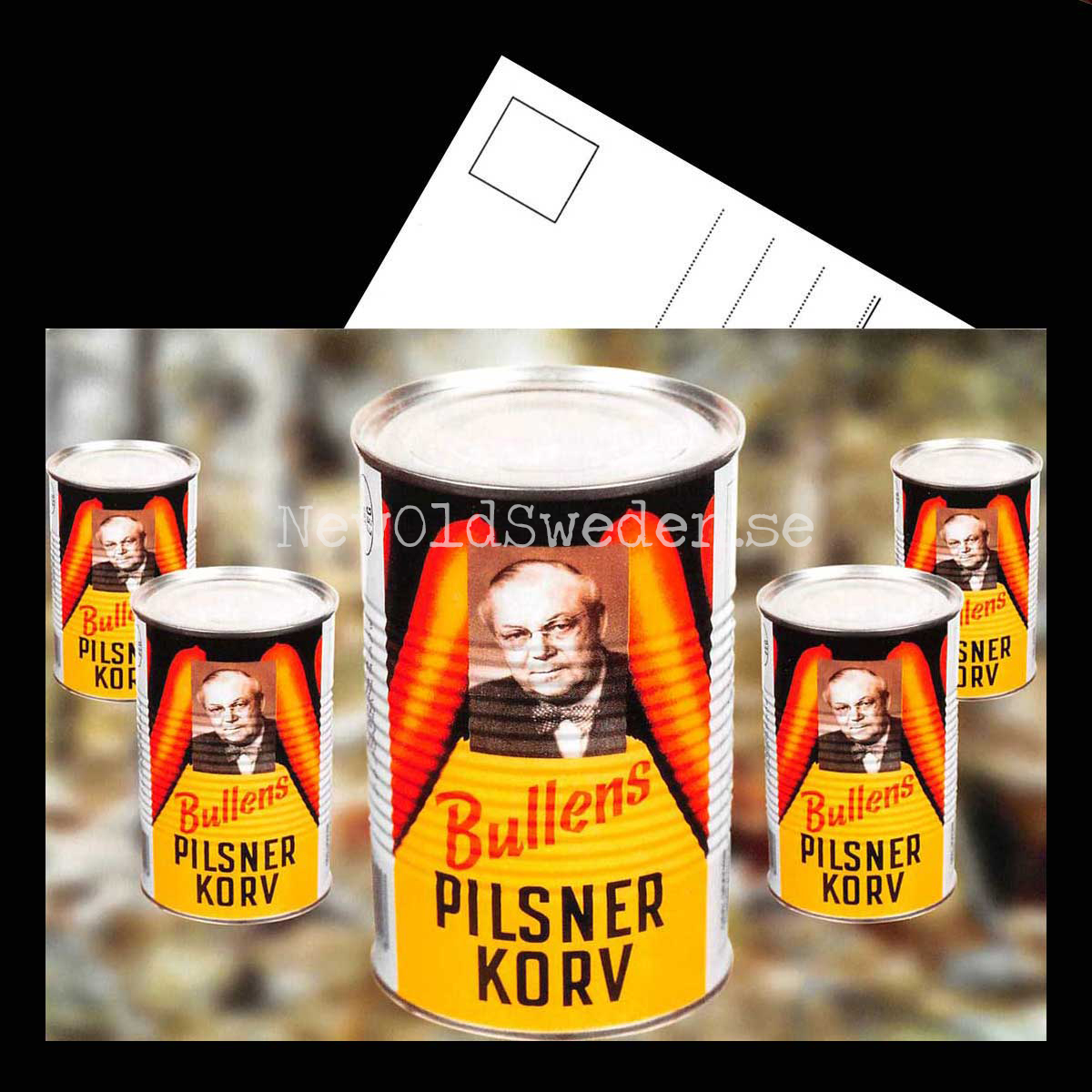 Bullens PILSNER KORV - Vykort A5 - 3