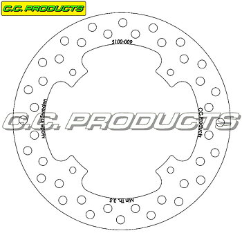 Bromsskiva Bak - Honda CR 500 87-01