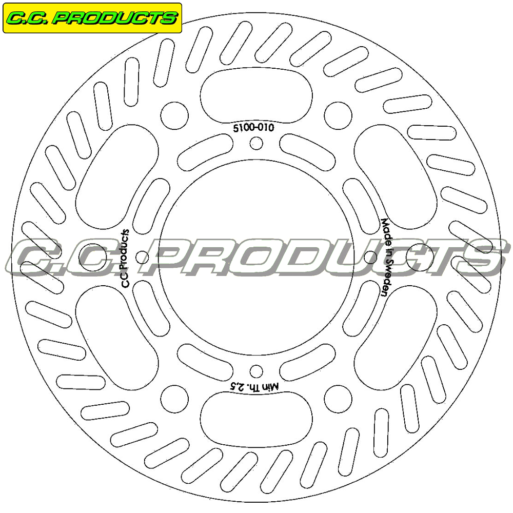 Bromsskiva Fram - Kawasaki KX 250 89-02