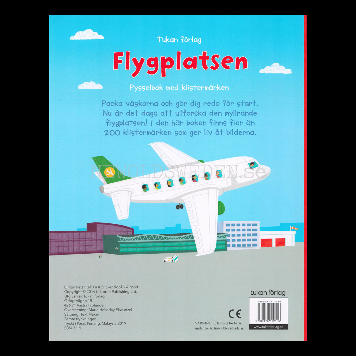 Flygplatsen Pysselbok med klistermärken - L80 - 3