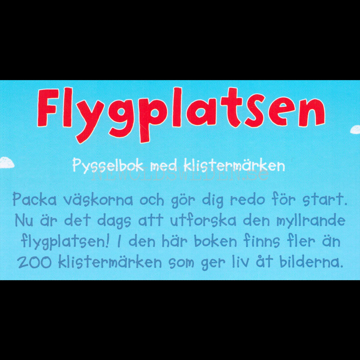 Flygplatsen Pysselbok med klistermärken - L80 - 2