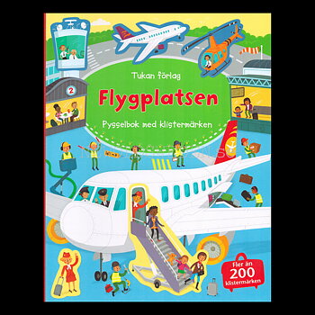 Flygplatsen Pysselbok med klistermärken - L80