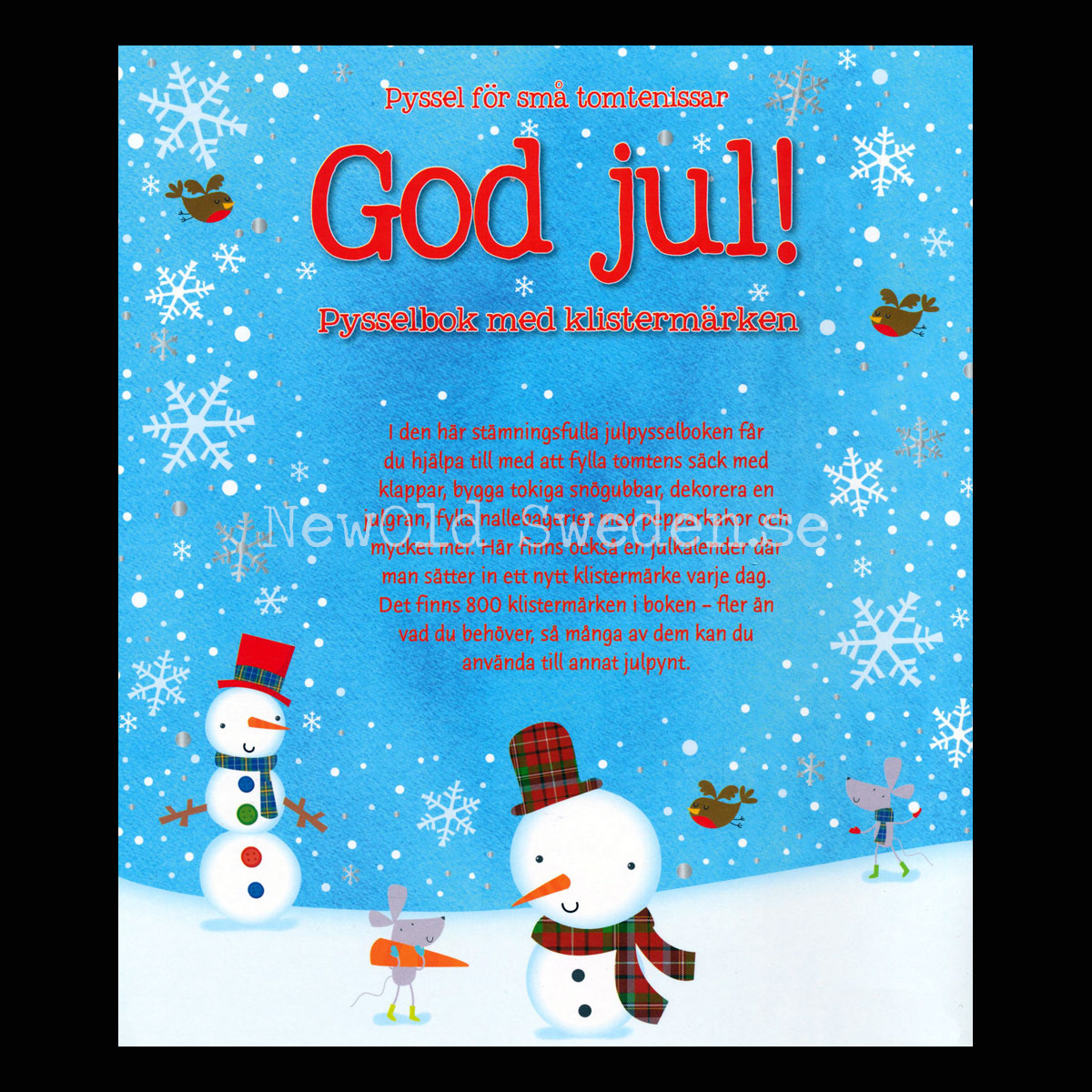 God Jul! Pysselbok med klistermärken - S5 - 2
