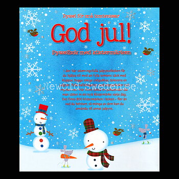 God Jul! Pysselbok med klistermärken - S5