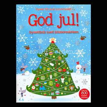 God Jul! Pysselbok med klistermärken - S5