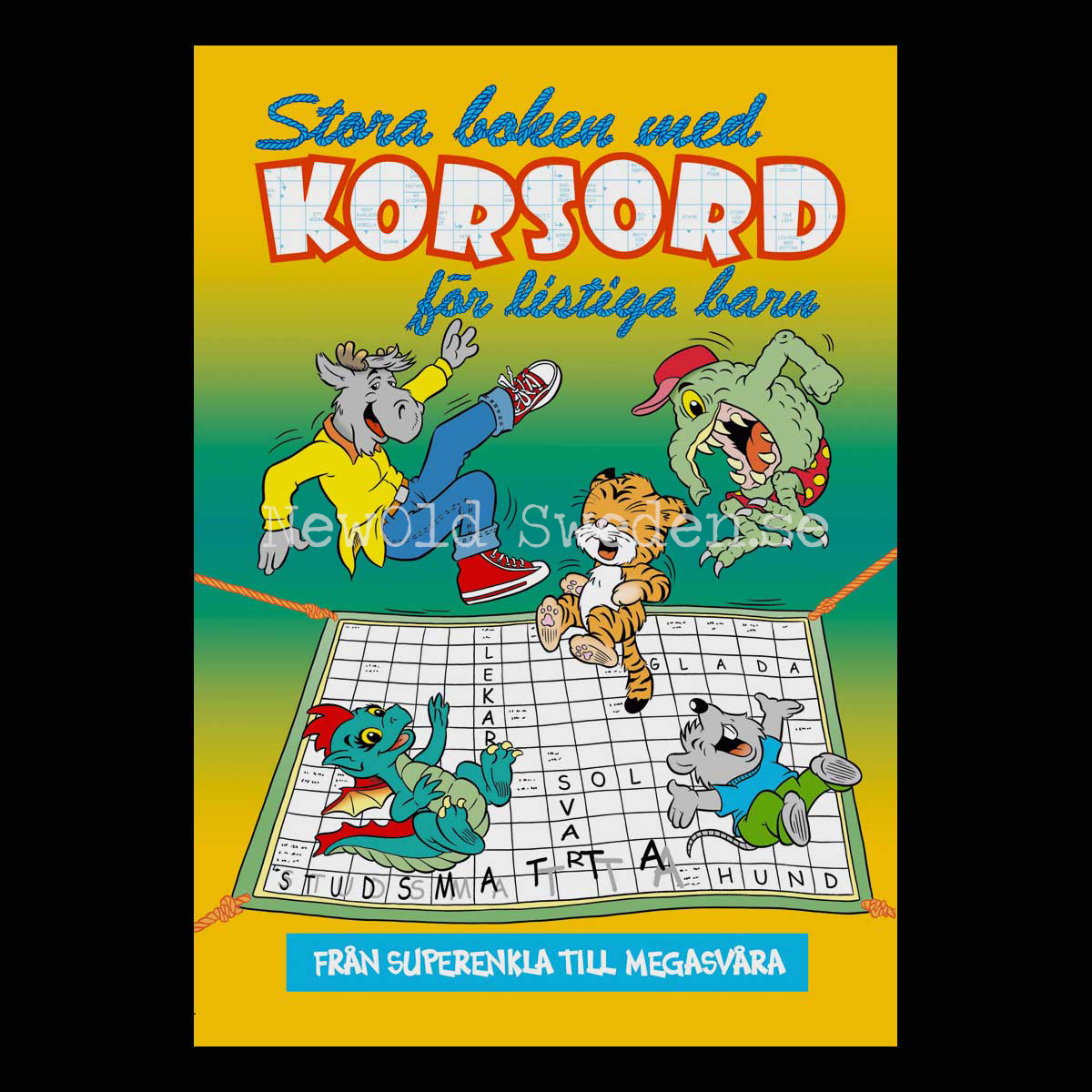 Stora boken med korsord för listiga barn - S3