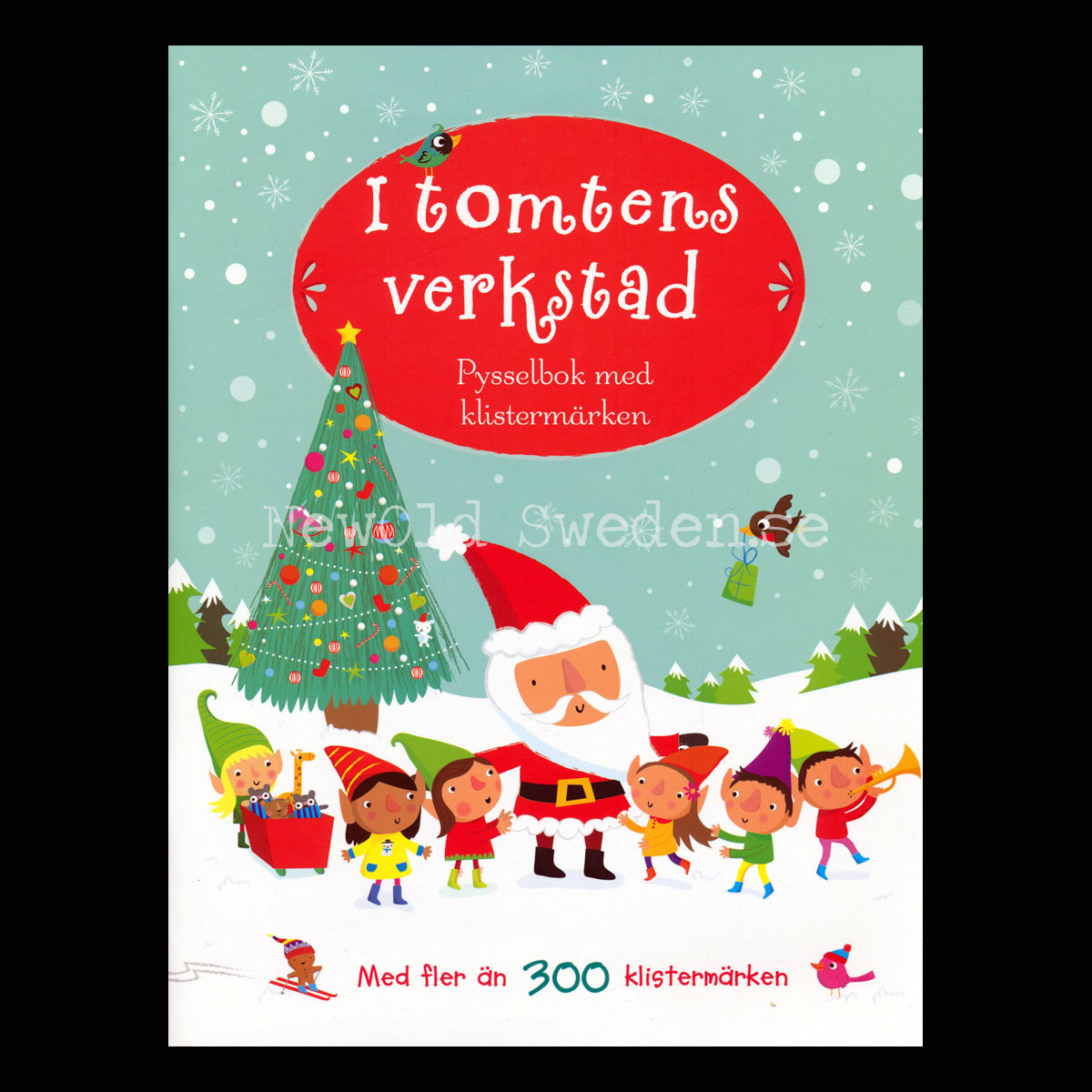 I tomtens verkstad - Pysselbok med klistermärken - S3