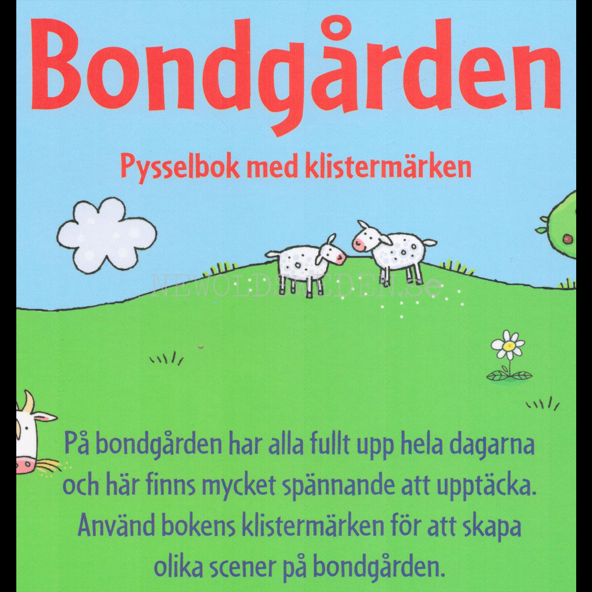 Bondgården - Pysselbok med klistermärken - L70 - 2