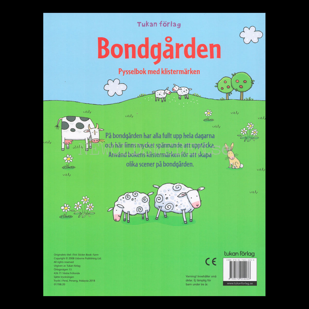 Bondgården - Pysselbok med klistermärken - L70 - 3
