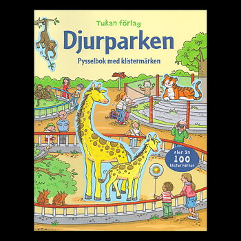 Djurparken - Pysselbok med klistermärken - L90