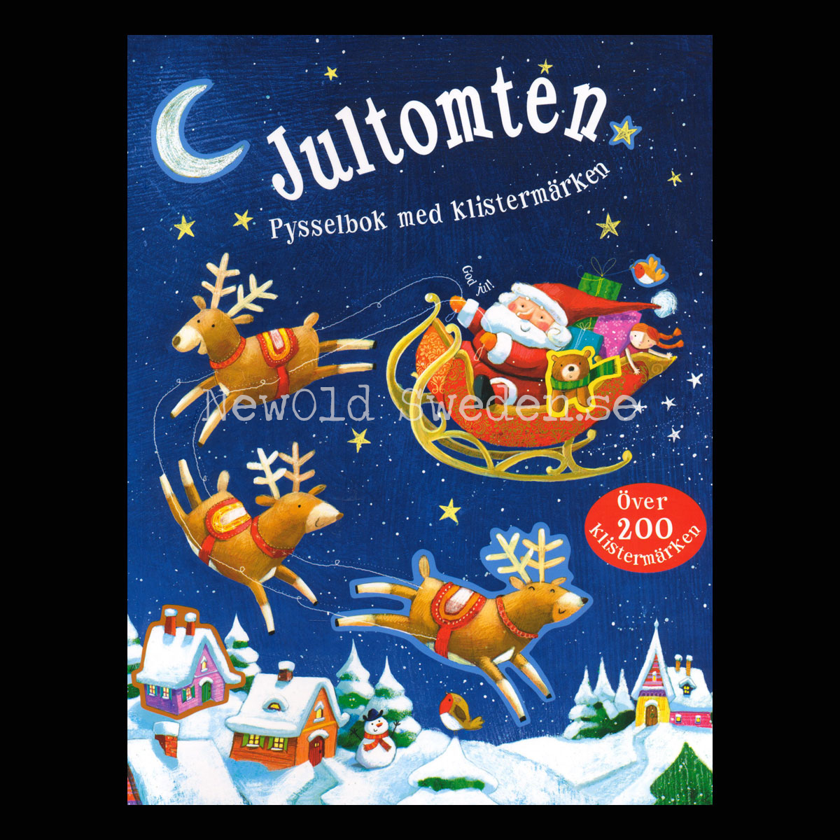 Jultomten : Pysselbok med klistermärken - S3