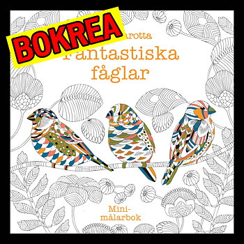 Fantastiska fåglar Minimålarbok - H03
