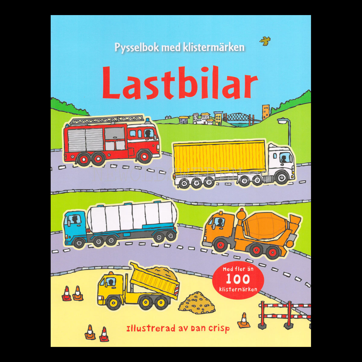 Lastbilar - Pysselbok med klistermärken - L90