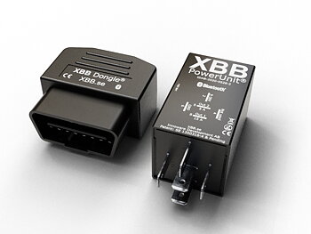XBB Dongle OBD II trådlöst relä för inkoppling av Extraljus 