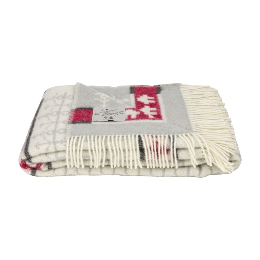 EKSHÄRAD KALK, WOOL BLANKET, 130 x 200 cm