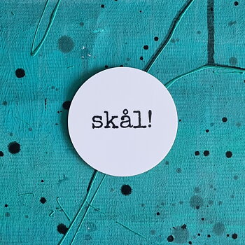 glasunderlägg SKÅL 9 cm