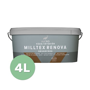Milltex Renova Grundfärg - Spärrfärg för tapet 4L