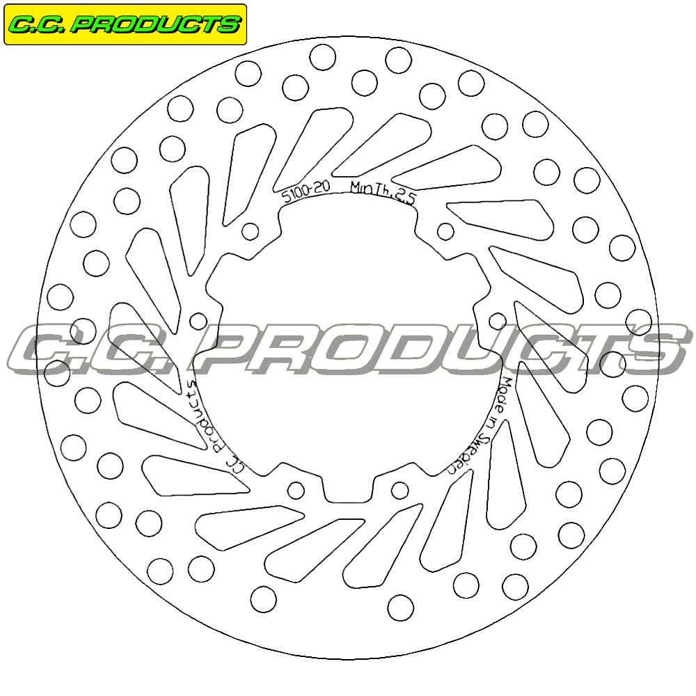 Bromsskiva Fram Honda CRF 250 R 04-07