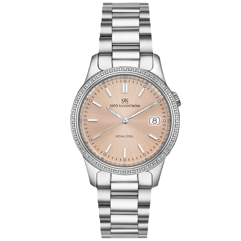 007952 Sjöö Sandström Royal Steel Classic 32 rosa diamantkrans