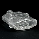 Erkkitapio Siiroinen (Paukkurauta 1970) Clear Vase with Revolver Cylinder Relief 17 cm