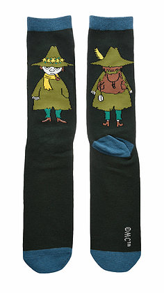 Moomin socks SNUFKIN woods Men Socks Green  - One size (EU 40-45)