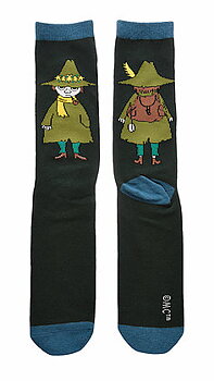 Mumin strumpor SNUSMUMRIKEN skogen Herrstrumpor Grön - One size (EU 40-45) 