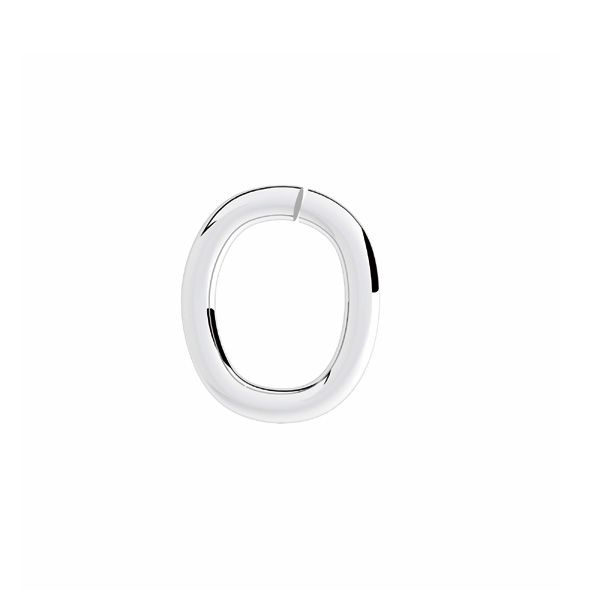 Motring oval sterling silver öppen