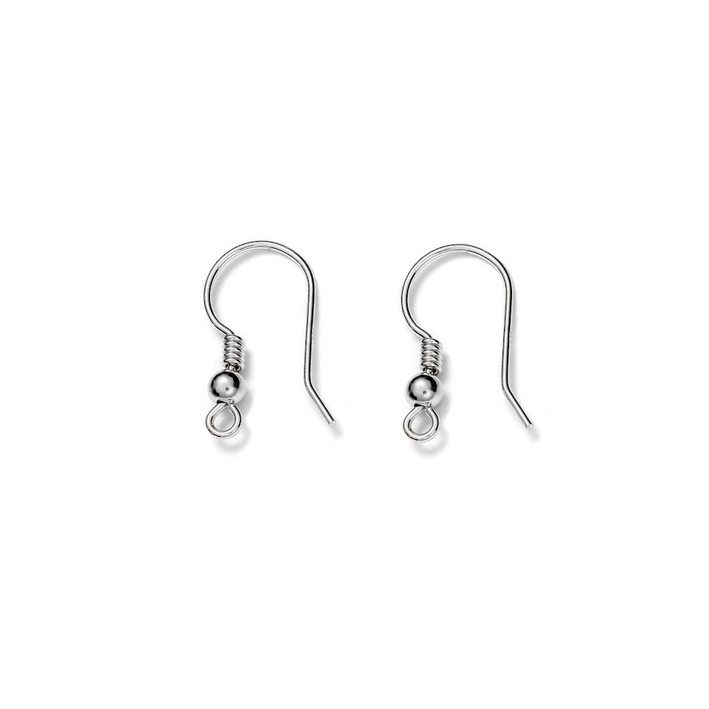 Örkrok i sterling silver med kula och öppningsbar ögla