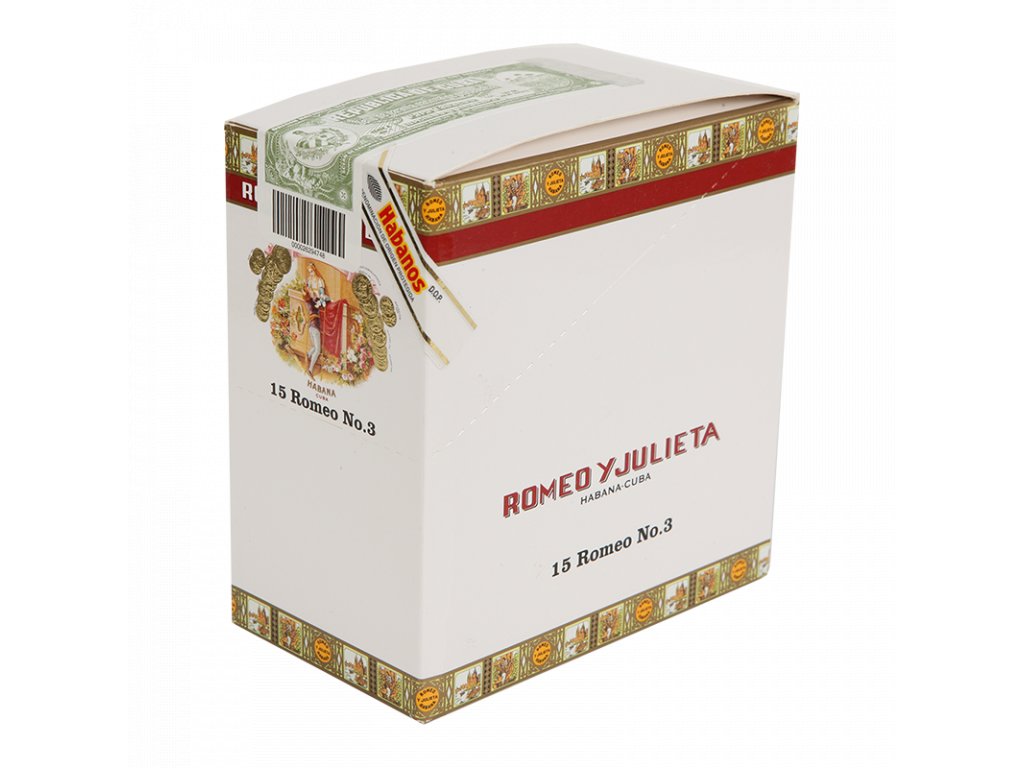 Romeo Y Julieta No. 3 Tubos 15p