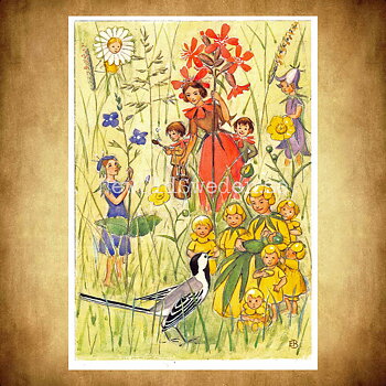 Blomsterboda - Elsa Beskow - 350