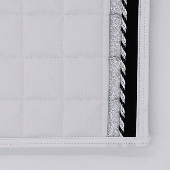 Dressyrschabrak Vit D3, silver/3svartsilver
