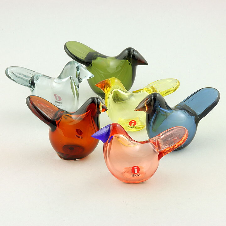 Oiva Toikka (2020) Six Stylistic Sieppo Glass Birds (2)