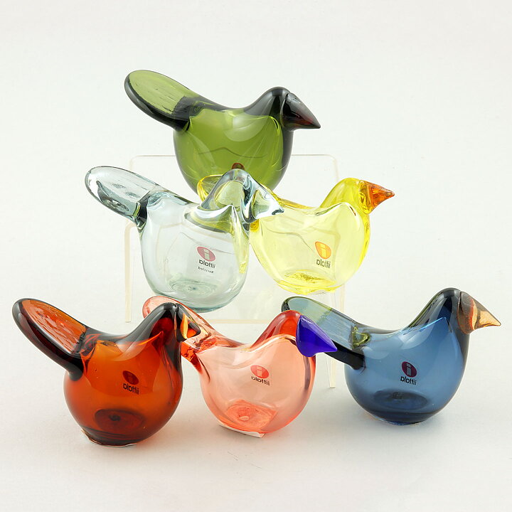Oiva Toikka (2020) Six Stylistic Sieppo Glass Birds (2)